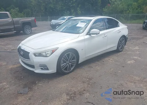 2015 Infiniti Q50 Premium из США, поврежденный, VIN JN1BV7AP8FM330939